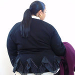 felpa con spilla removibile 9122