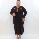 abito trama animalier a costine 18602