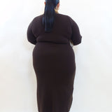 abito trama animalier a costine 18602