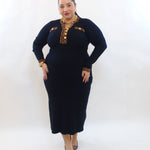 abito trama animalier a costine 18602