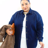 Camicia con bottone in tessuto 13618