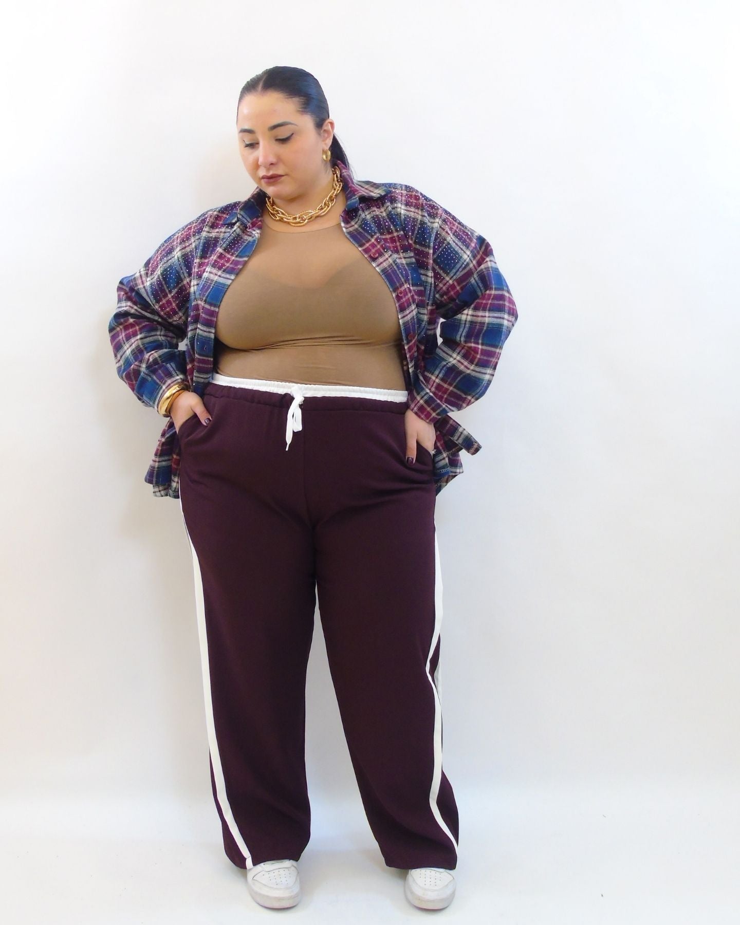 Pantalone con fascia 15883