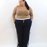 Pantalone con fascia 15883