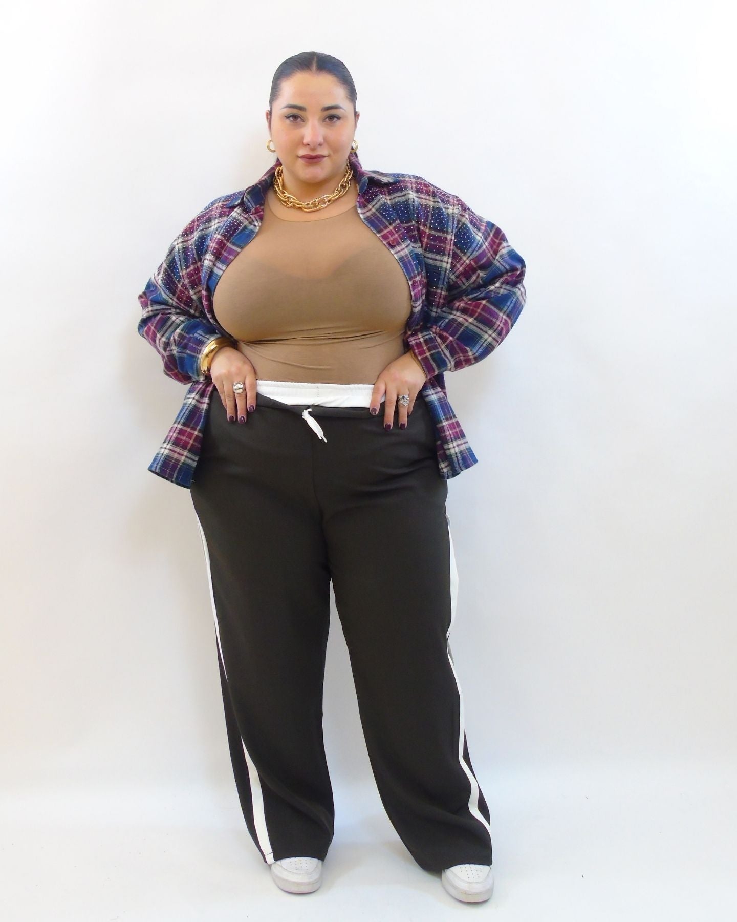 Pantalone con fascia 15883