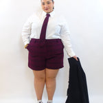 Coordinato con pantaloncino camicia cratvata 18666