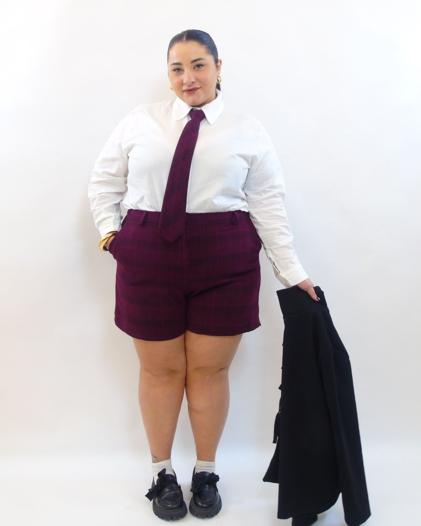 Coordinato con pantaloncino camicia cratvata 18666