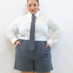 Coordinato con pantaloncino camicia cratvata 18666