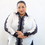 Camicia con pizzo avanti 28088