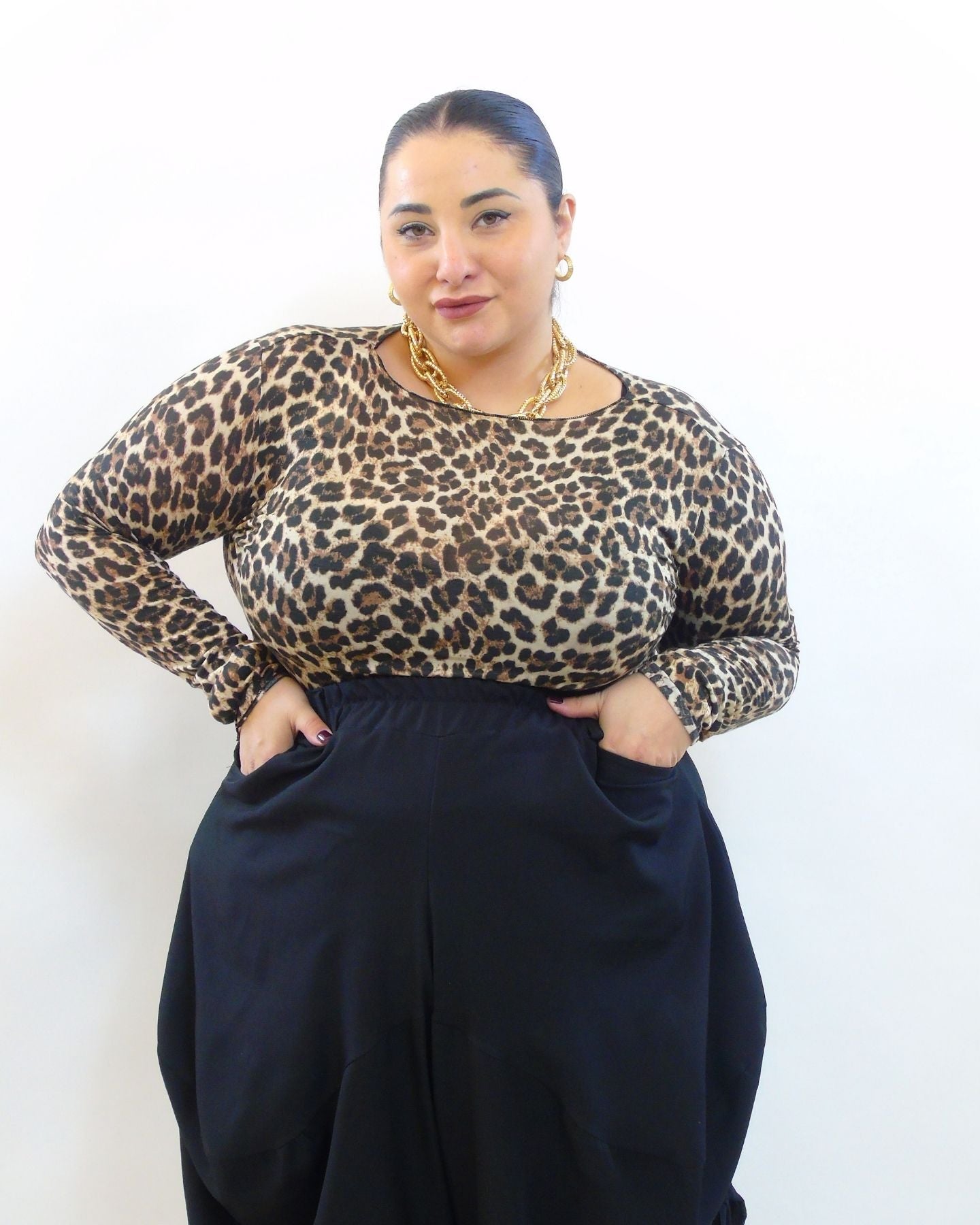 maglia cashmere lepardata  0891