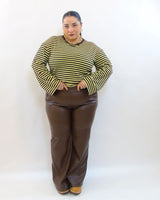 Leather trousers 6943