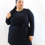 Abito con sciarpa 25698