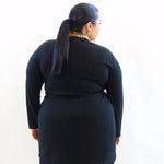 Abito con sciarpa 25698