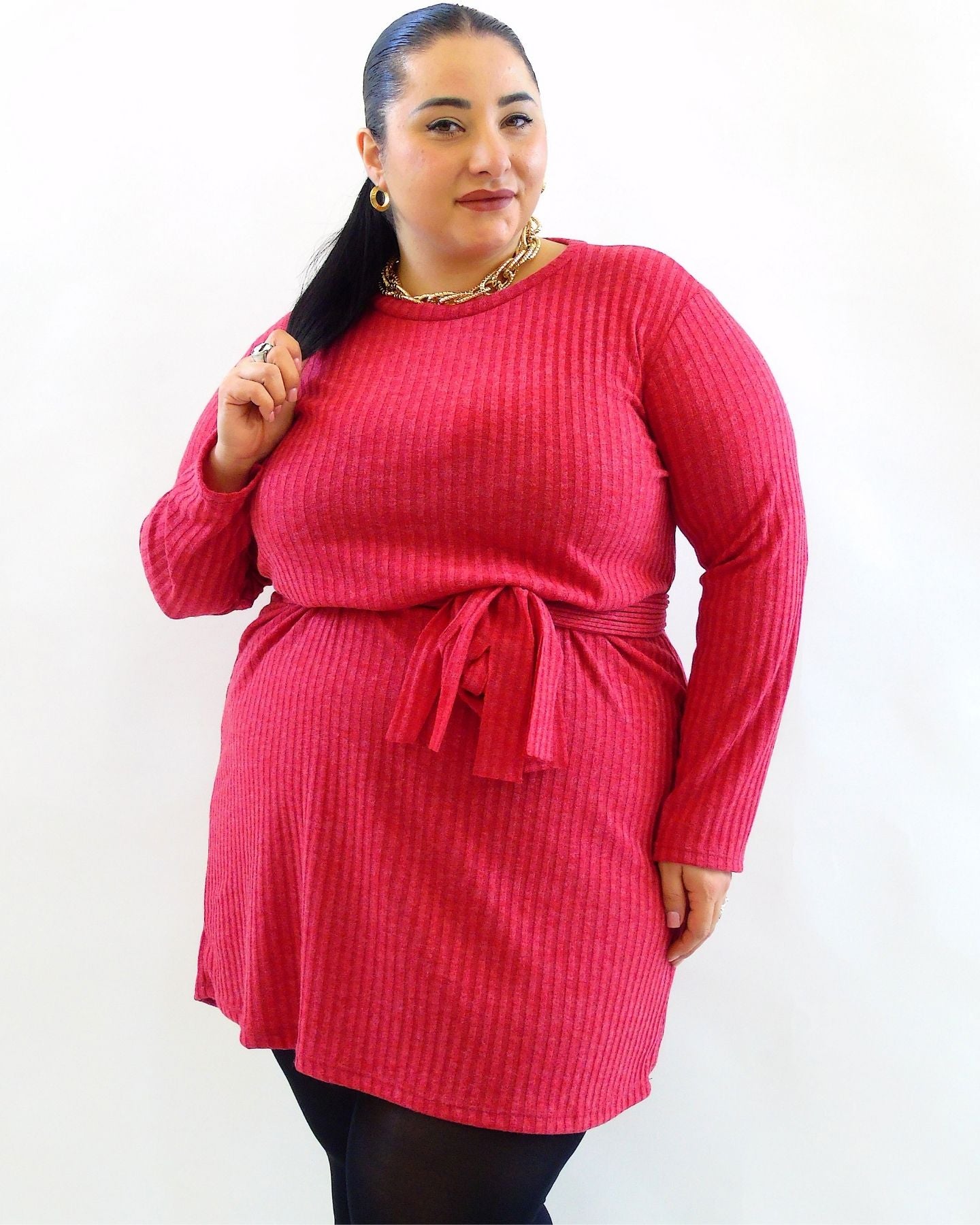 Abito con sciarpa 25698