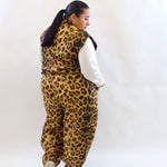 Pantalone in tessuto animalier 1322