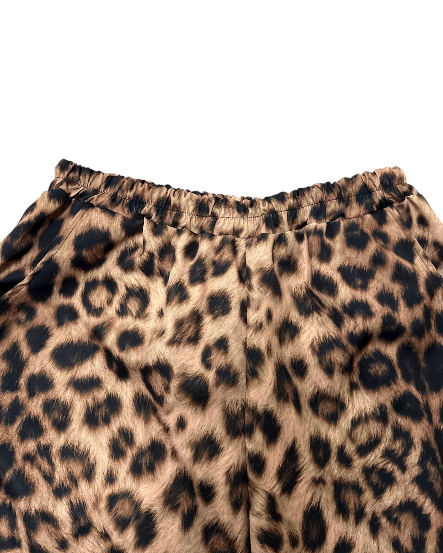 Pantalone in tessuto animalier 1322