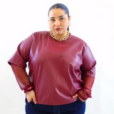 Tshirt in pelle 110149