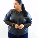 Tshirt in pelle 110149