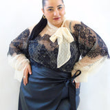 Camicia in pizzo 19176