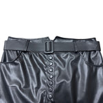 Gonna con bottoni e cintura 235048