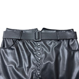 Gonna con bottoni e cintura 235048