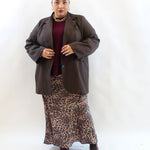 Gonna satin animalier 245031