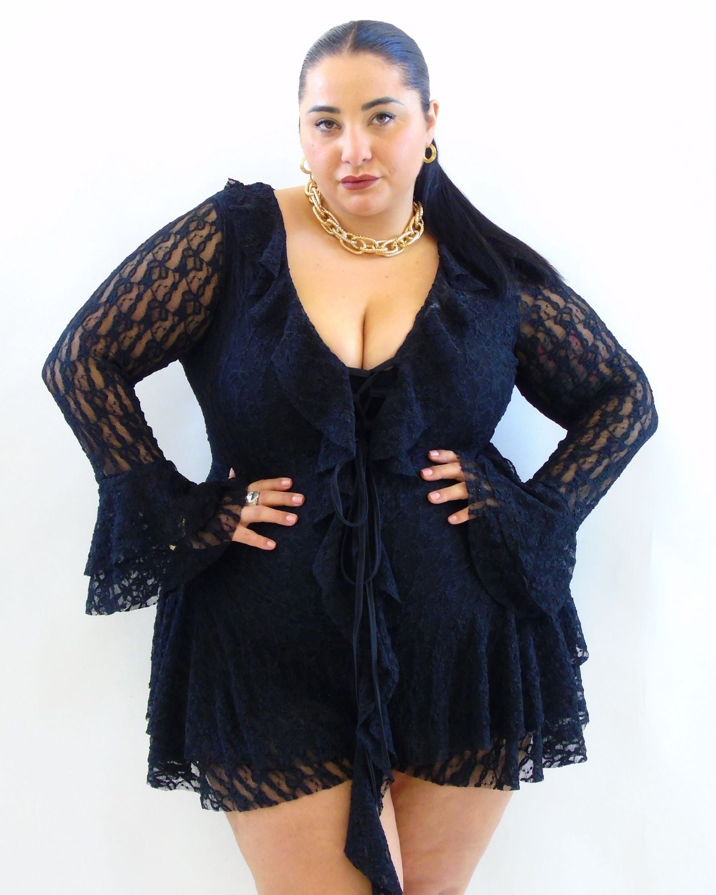 Jumpsuite in pizzo 008077