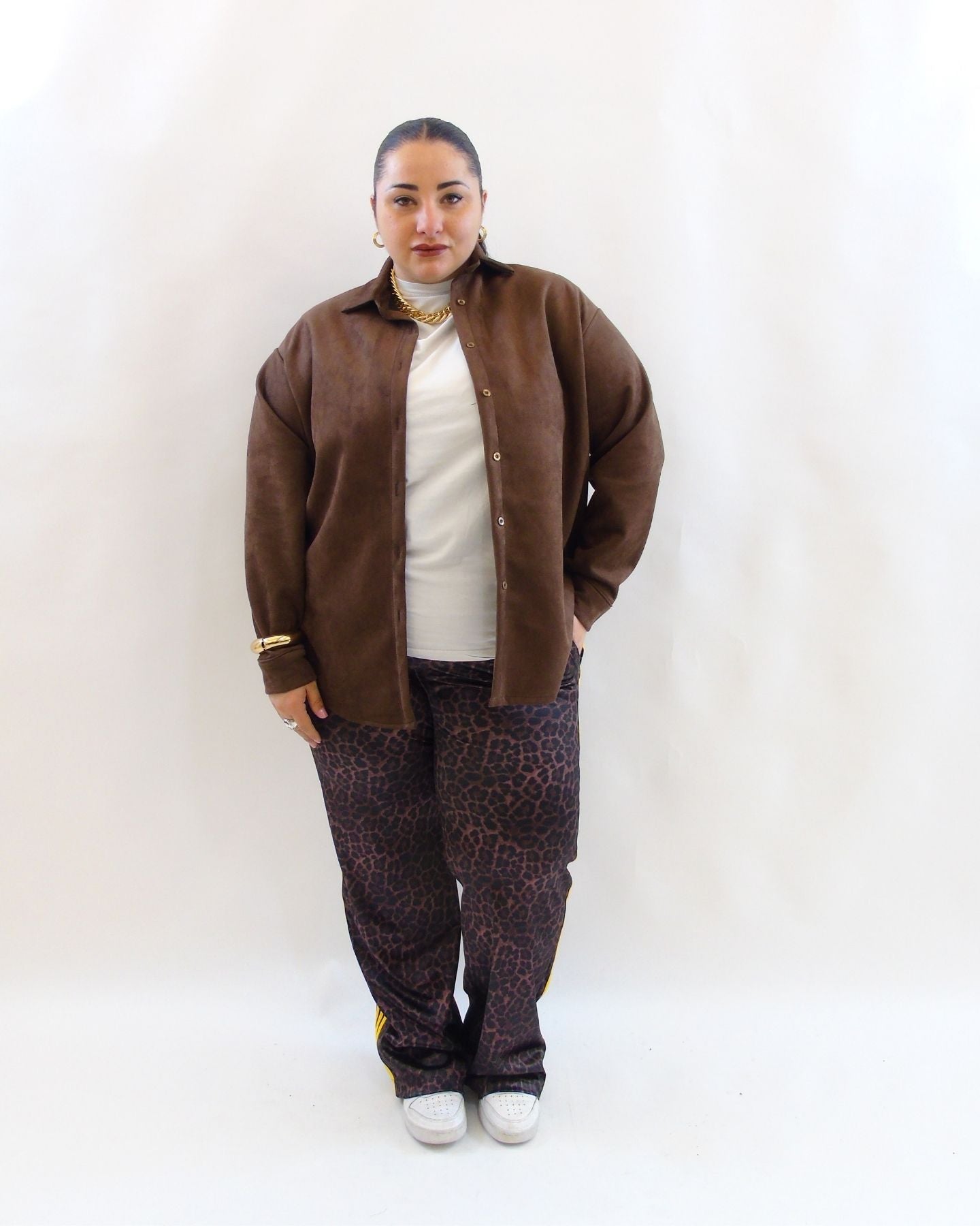 Camicia in camoscio 102969