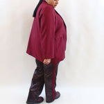 Pantalone fascia bordeaux 9605