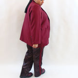 Pantalone fascia bordeaux 9605