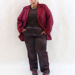 Pantalone fascia bordeaux 9605