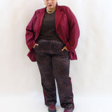 Pantalone fascia bordeaux 9605