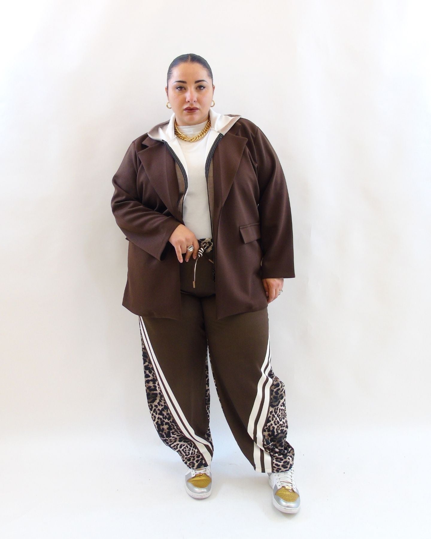 Pantalone di tuta animalier 28128