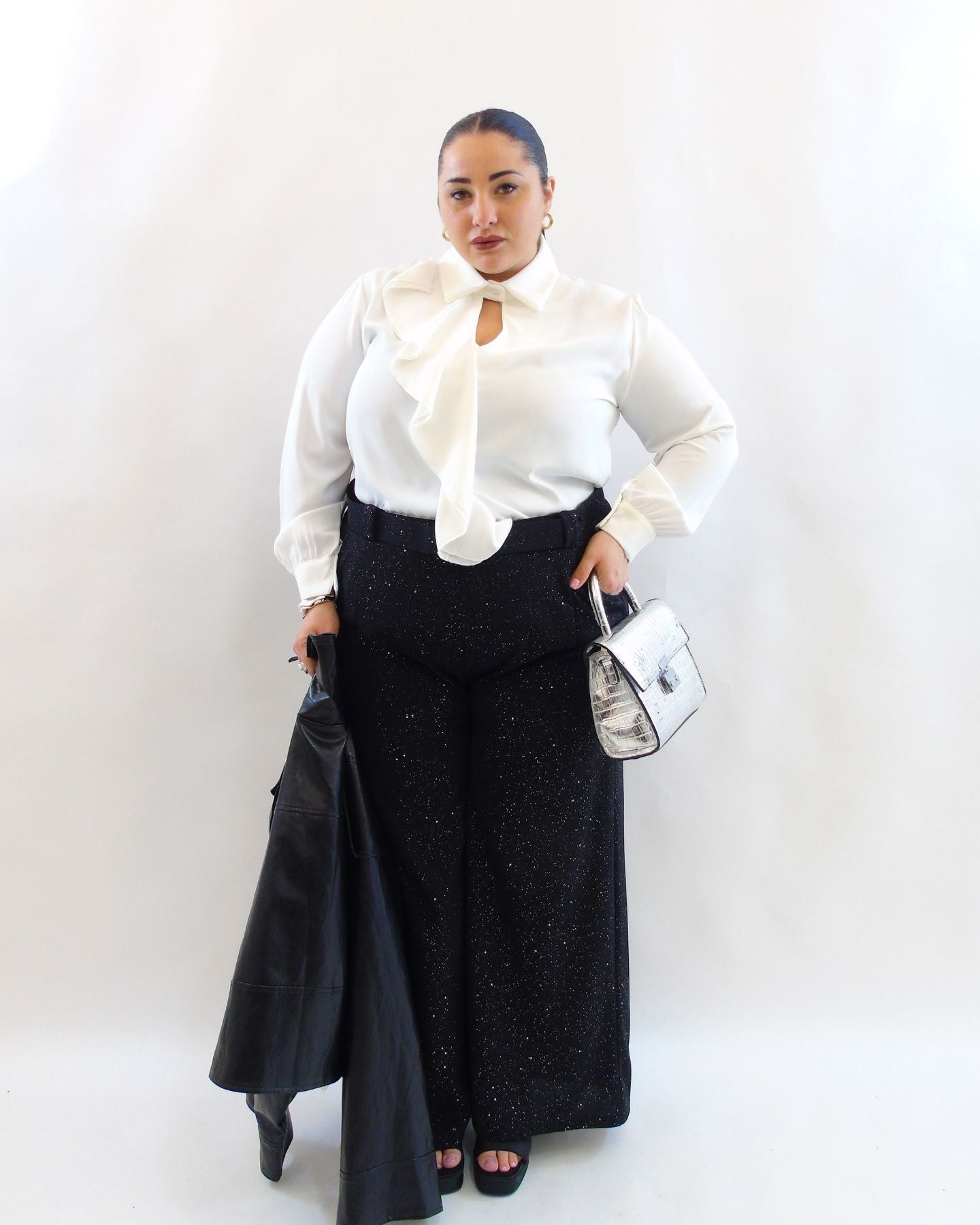 Pantalone con brillantini 111883