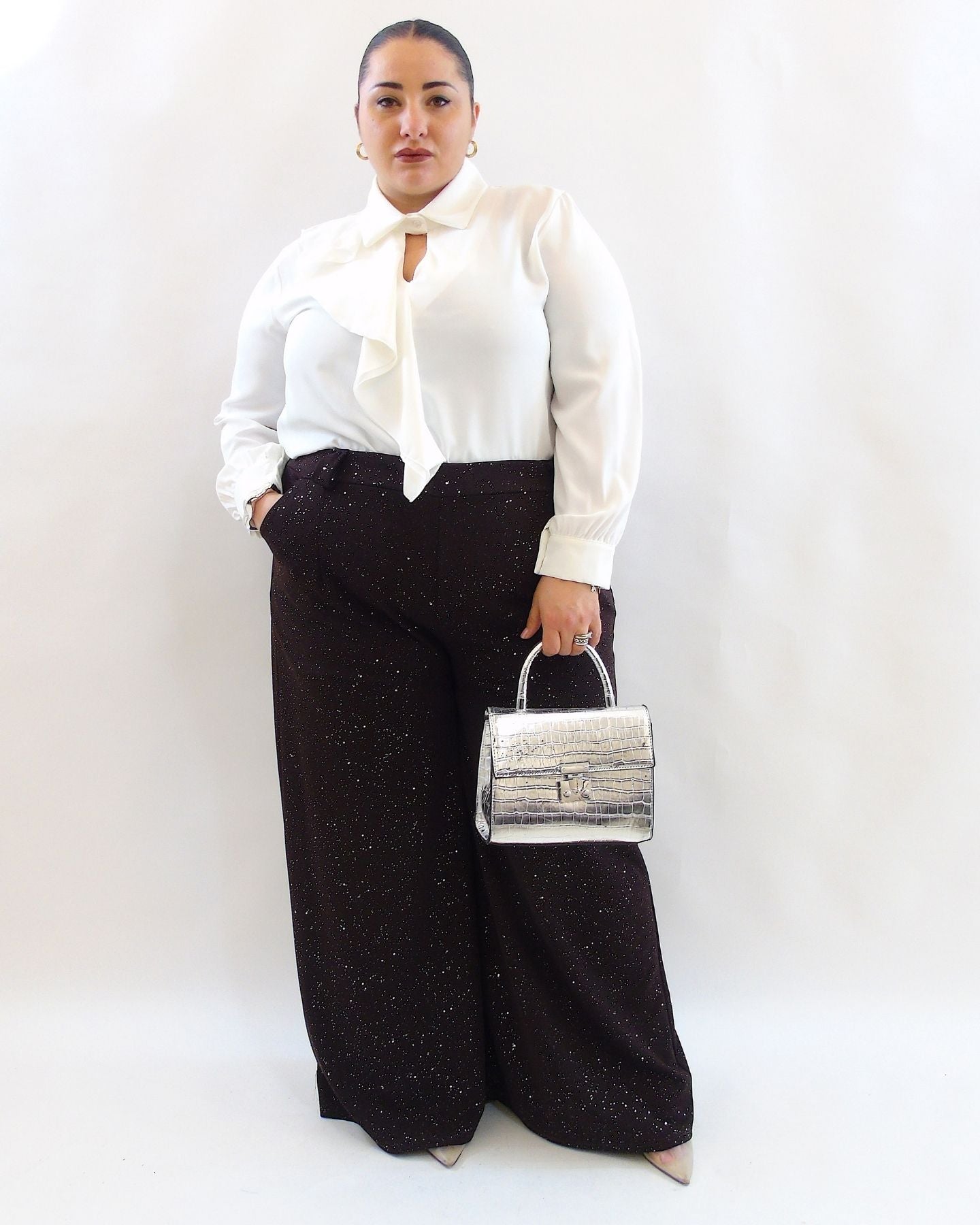 Pantalone con brillantini 111883