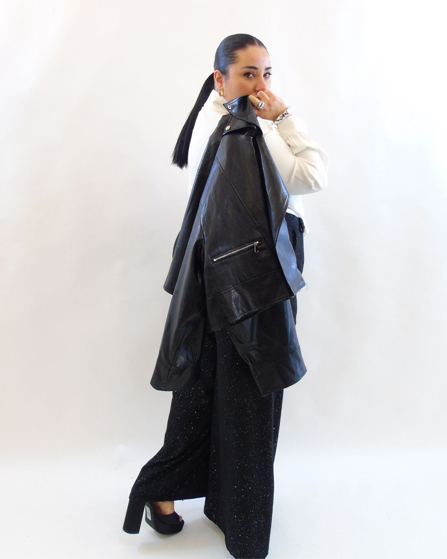 Pantalone con brillantini 111883