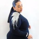 Vestito con  maglioncino dettagliato 105