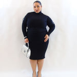 Vestito con  maglioncino dettagliato 105