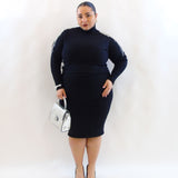 Vestito con  maglioncino dettagliato 105