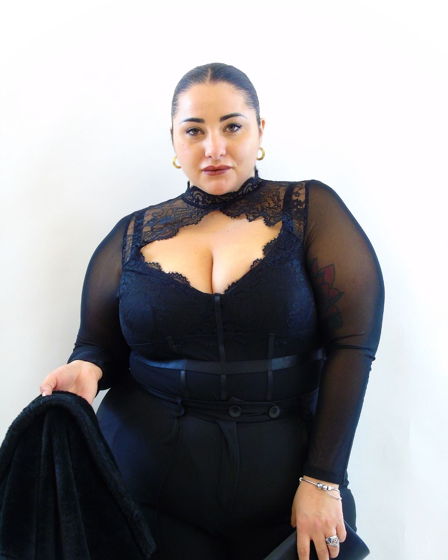 Body con pizzo  0035