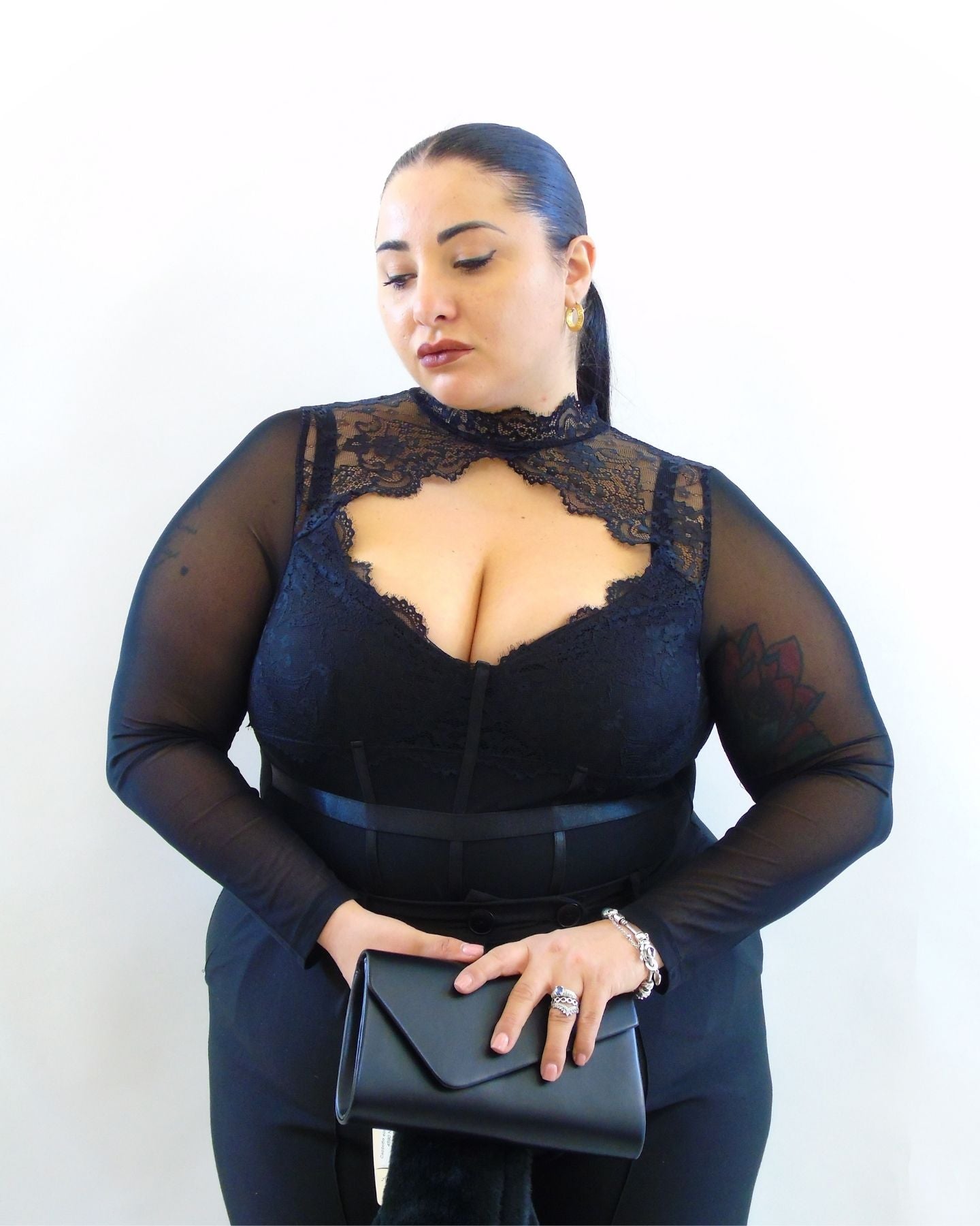 Body con pizzo  0035