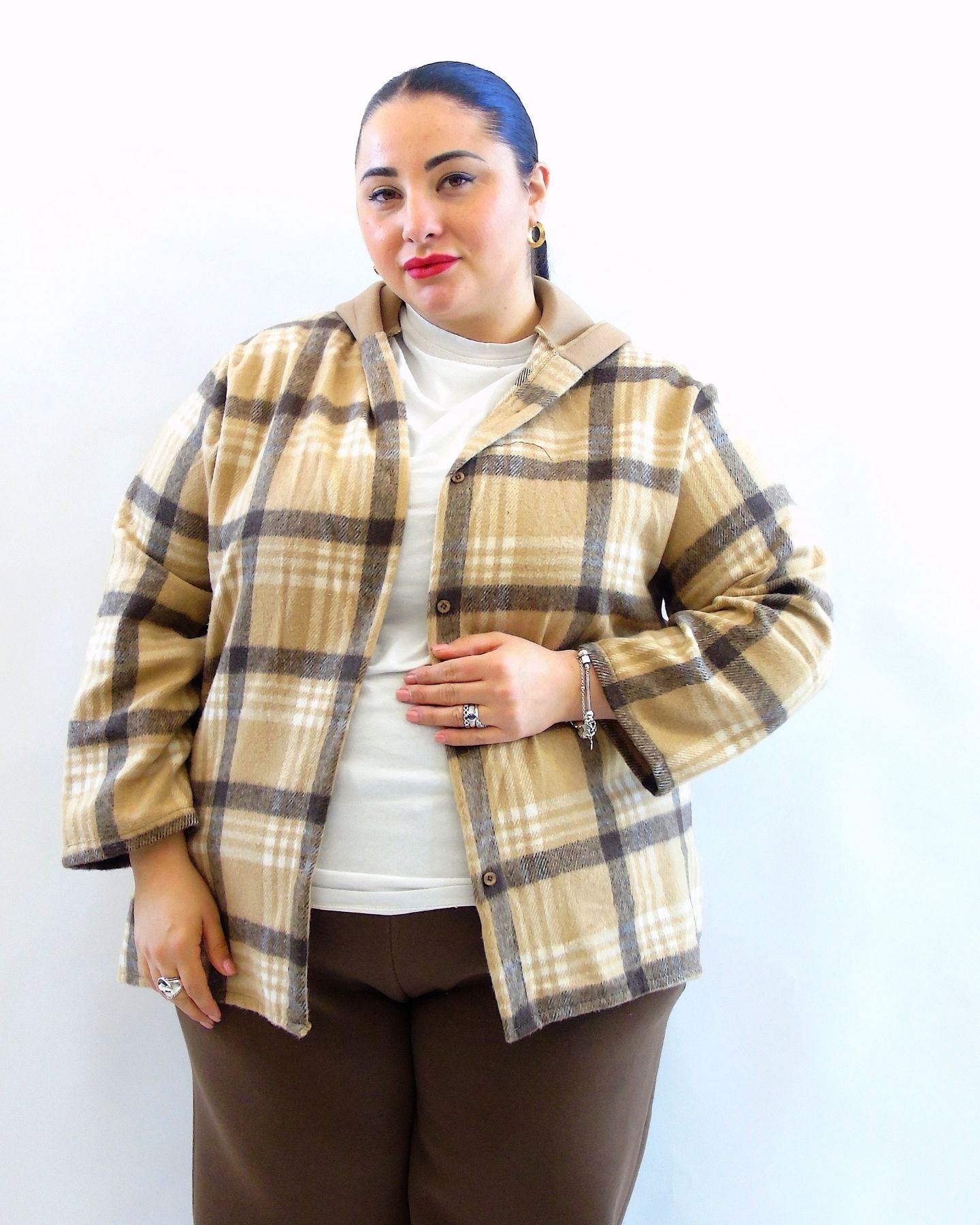 Cardigan con cappuccio