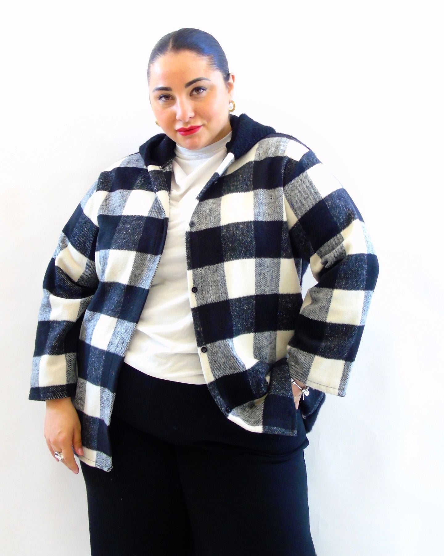 Cardigan con cappuccio