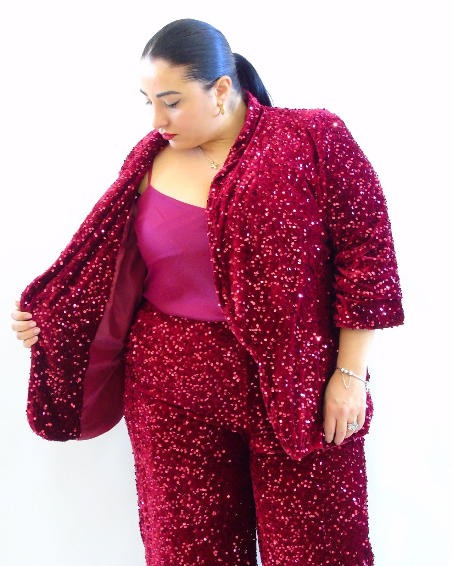 Giacca con paillettes