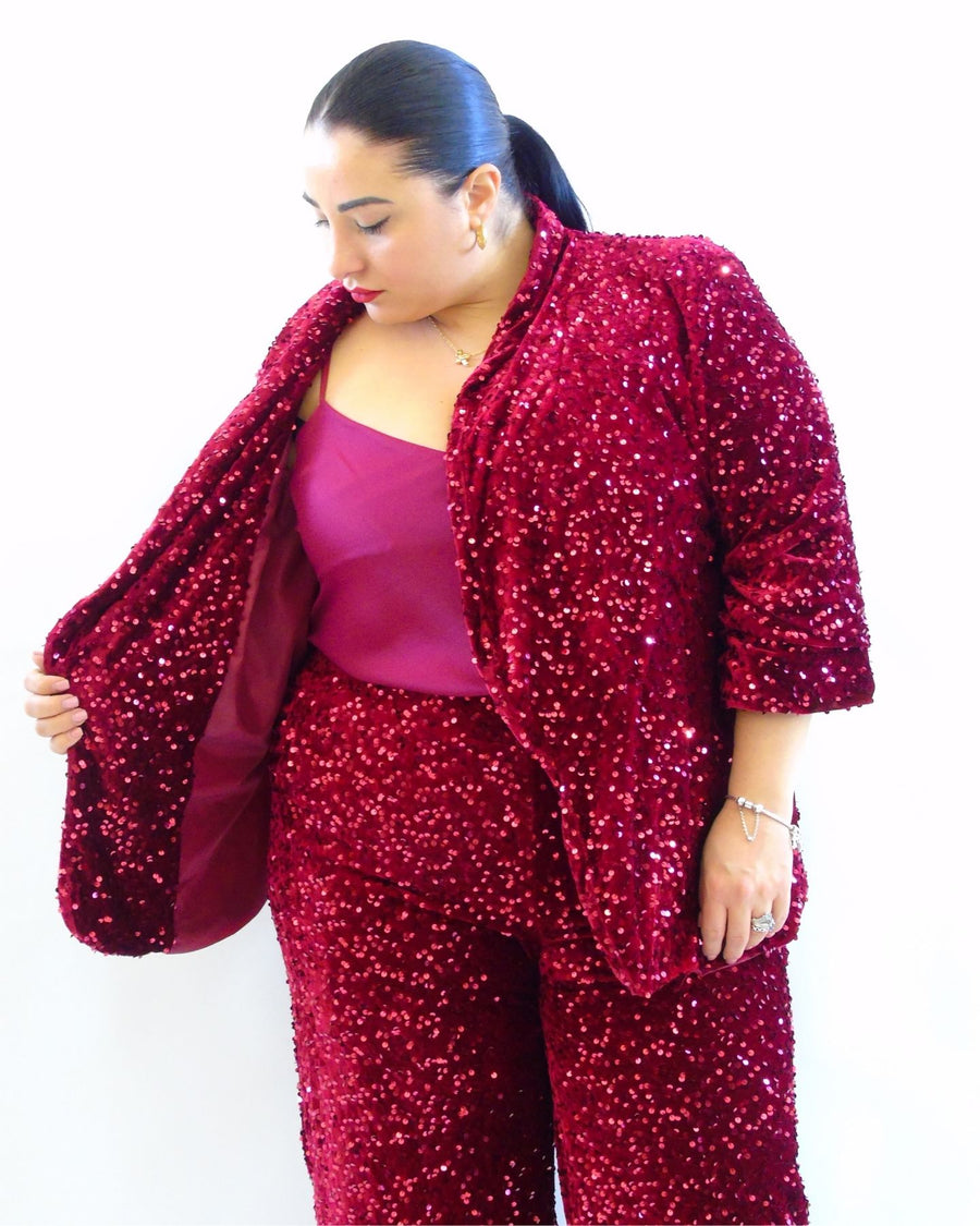 Giacca con paillettes