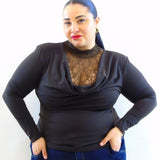 Blusa con pizzo 251238