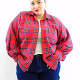 Camicia tartan in cotone caldo 76625