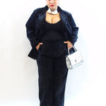 Pantalone con brillantini 12158