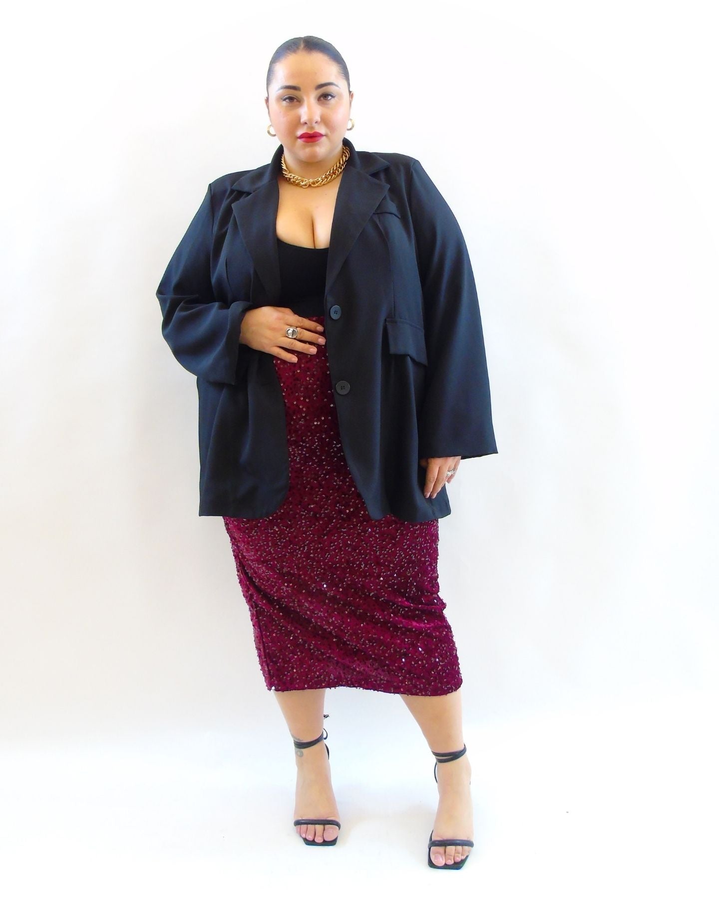 Gonna paillettes 251144