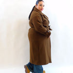 Cappotto con fusciacca e bottoni al polso 12227