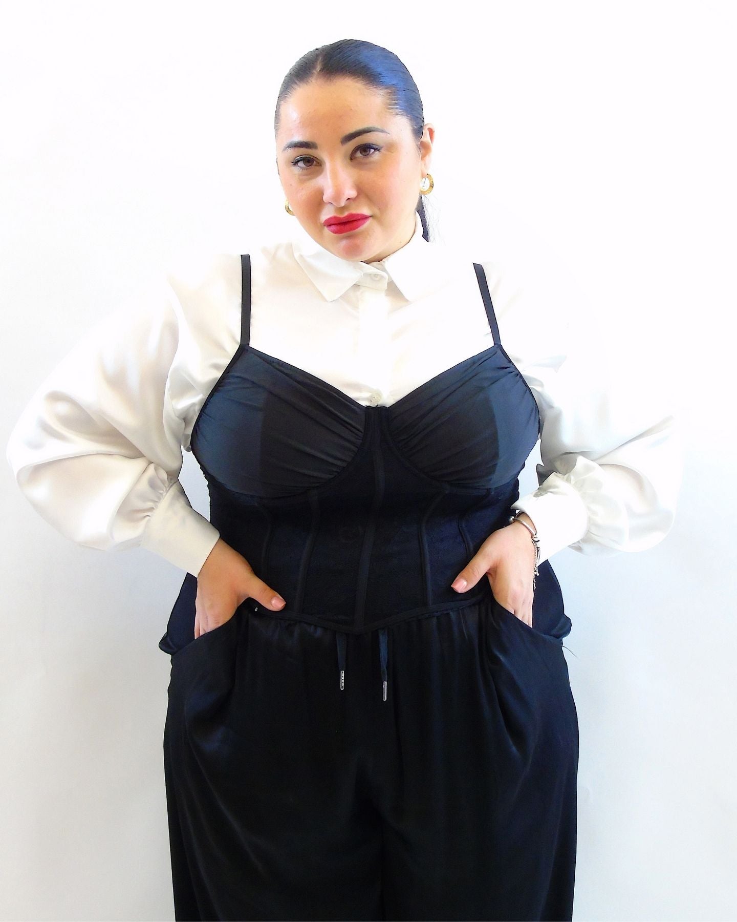 Corsetto con lacci sul retro 2262